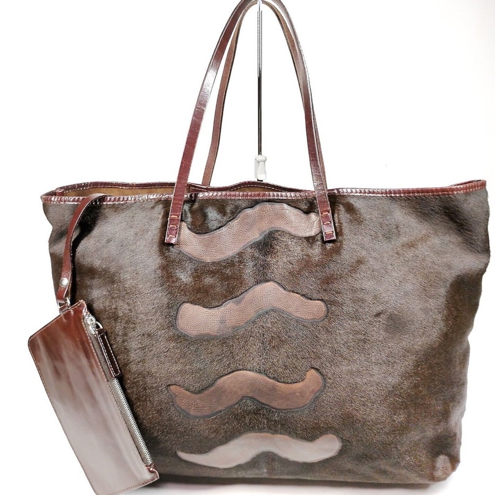 🔥Fendi Brown Calf leather Tote